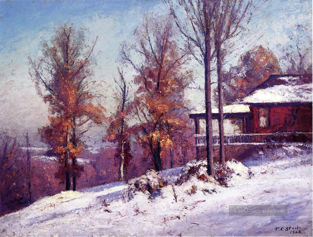 Haus des Singing Winds Impressionist Indiana Landschaften Theodore Clement Steele Ölgemälde